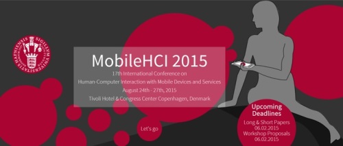 Mobile HCI 2015 banner